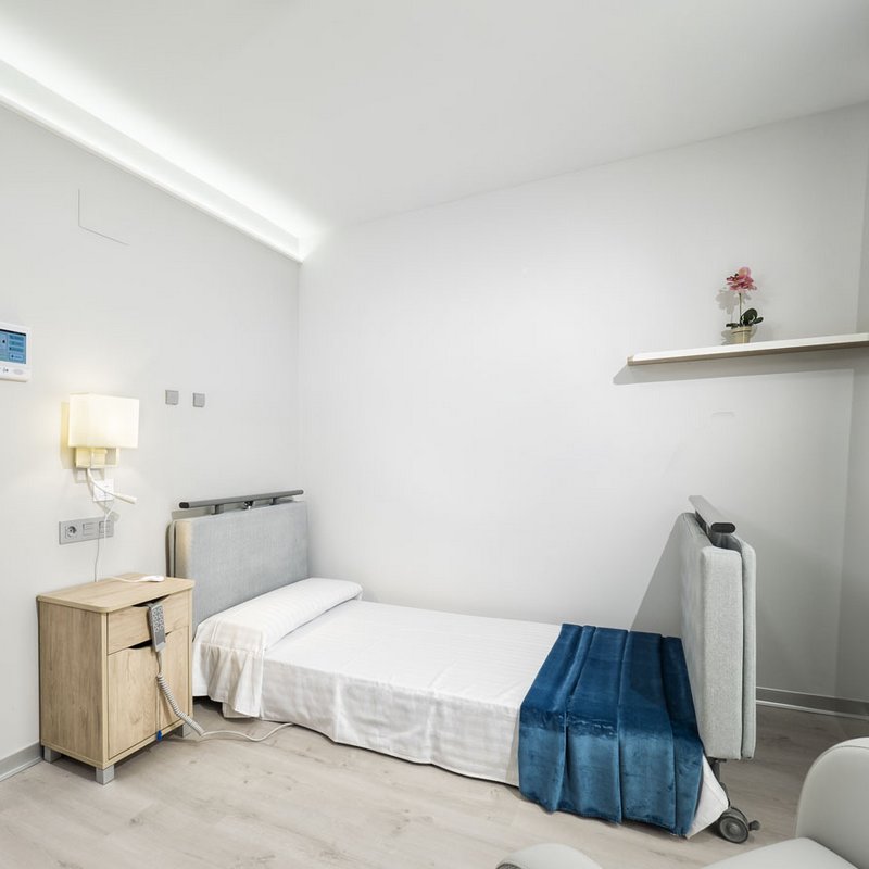 Habitació per a persones amb alta dependència a residència CleceVitam Ponent Lleida